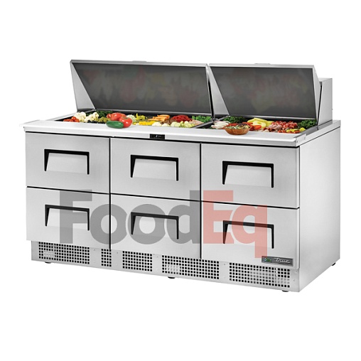Холодильный стол True TFP-72-30M-D-6-HC