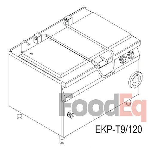 Опрокидывающаяся сковорода Kogast EKP-T9/120 (55945)